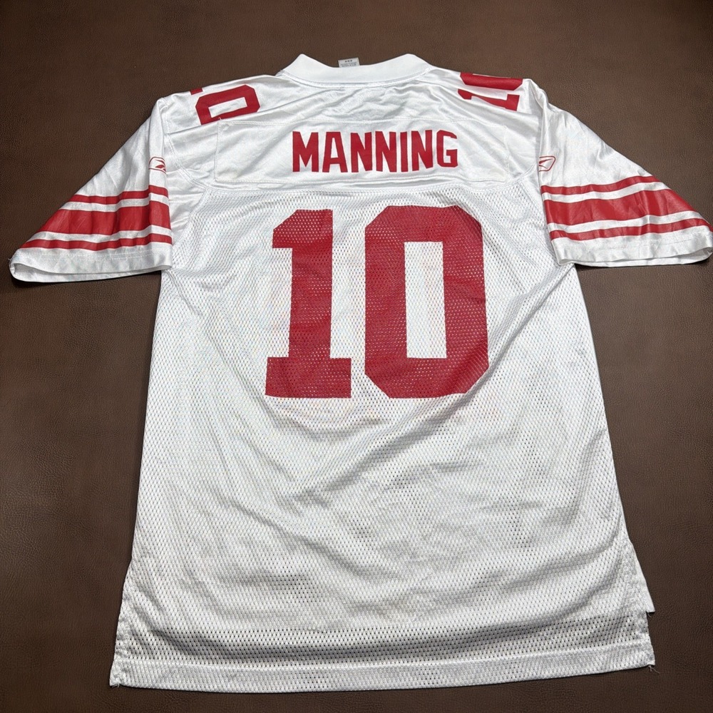 Vintage Eli Manning #10 New York Giants NFL Reebok On Field Jersey Size Medium
